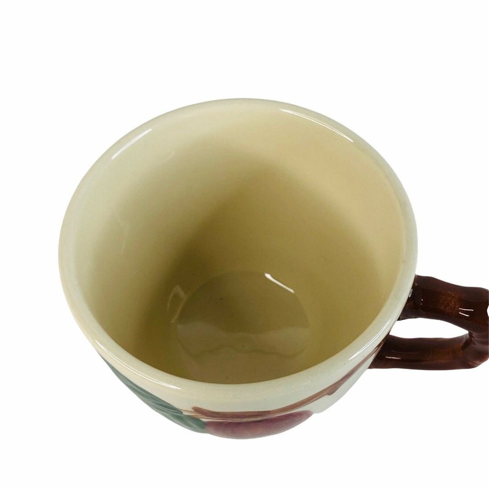 Franciscan Dinnerware Apple Coffee Cup and Saucer USA Backstamp Flying F Vintage - Picture 7 of 11